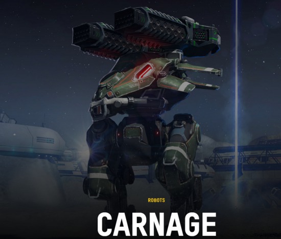 war robot carnage